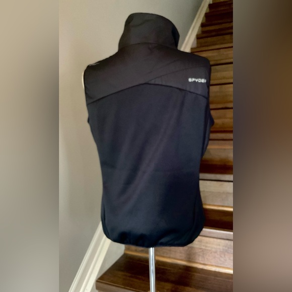 Spyder Black Light Puffer Vest Size Medium 8/10 - Picture 4 of 10